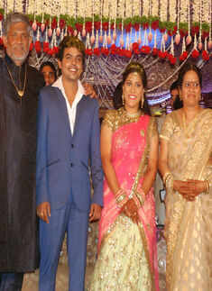 Soundarya and Sai's wedding reception