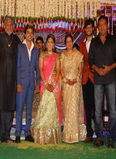 Soundarya and Sai's wedding reception