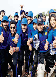 Celebs play cricket for Hudhud victims
