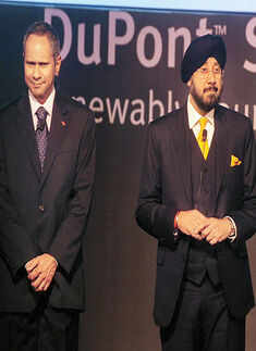 Eco-friendly saris steal the show