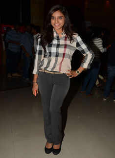 Movie buffs at movie preview