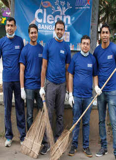 Meghana Gaonkar cleans up Indiranagar, Bengaluru