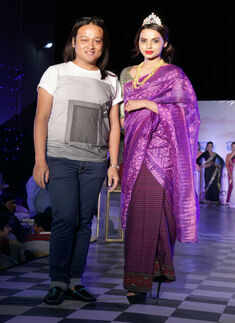 Gail Da Silva walks the ramp