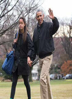 Glimpse of Obama's daughter causes online stir