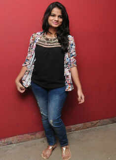 Grooving to the music