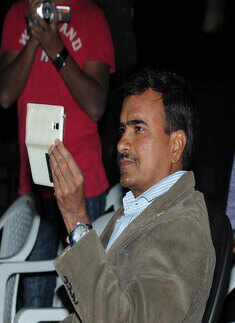 CV Anand at an event