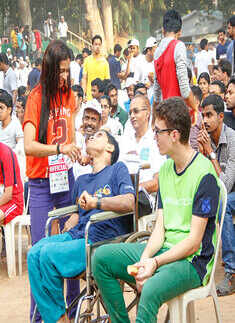 Suresh Gopi spotted at the Marathon
