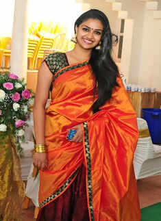 Keerthy Suresh spotted @ a wedding
