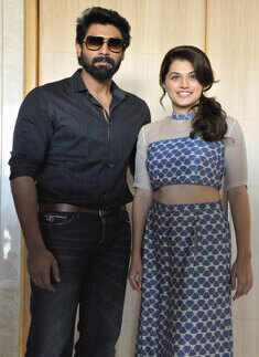 Tapsee, Rana at Baby's press meet