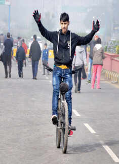 Indoreans display their sporty spirit at the Raahgiri Day