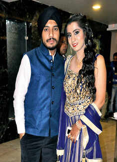 Paramjeet and Avneet's lohri celebration in Kanpur