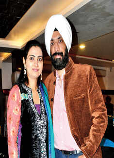 Paramjeet and Avneet's lohri celebration in Kanpur