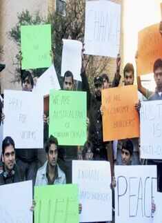 Rally against racism in Aus