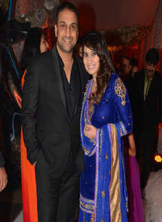 Kushaal and Roshni's sangeet ceremony