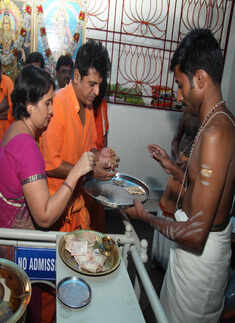 Rajkumar brothers get ready to go to Sabarimala