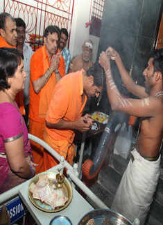 Rajkumar brothers get ready to go to Sabarimala