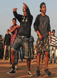 Flashmob @ Shanghumugham beach