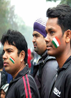 Patriotic spirit rules on Raahgiri Day