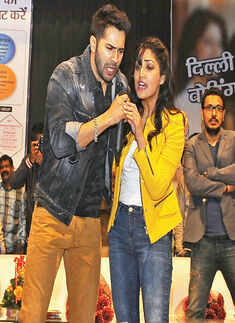 Varun and Yami visit Delhi