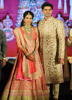 A lavish wedding ceremony