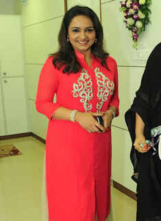 Lena spotted @ the launch of a salon