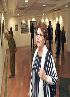 An exhibition in Bhopal