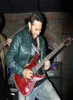 Metal bands perform live in Indore