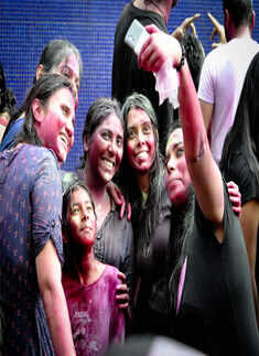 Holi party @ Park Hotel