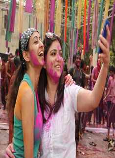 Bengaluru gets colourful on Holi