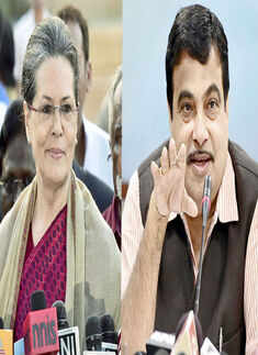 Sonia to Gadkari: Cong won't support land bill