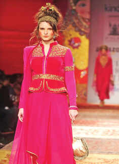 Runway ablaze with recycled fashion