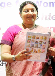 Smriti Irani filmed trying on clothes in Go