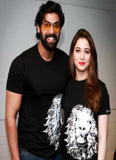 Rana & Tamannaah @ Comic Con