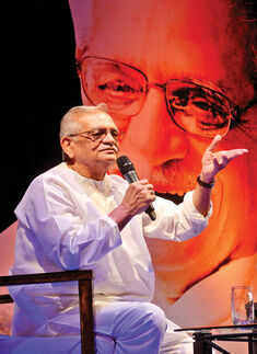 An evening with Gulzar