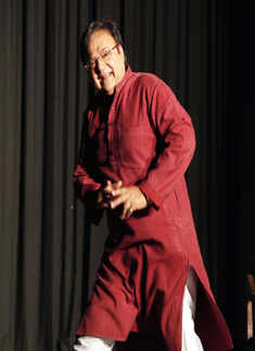 Rakesh Bedi at Hansraj college