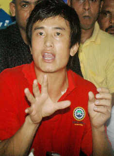 Bhaichung Bhutia at press meet