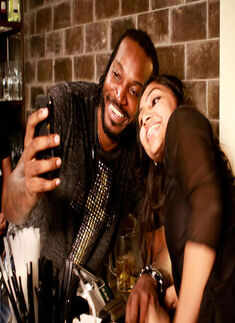 Chris Gayle turns DJ