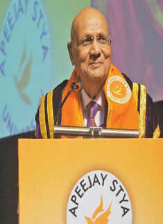 A convocation ceremony