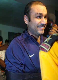 Virender Sehwag at NCA