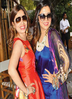 Ladies at a lazy lunch