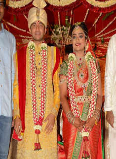 Nithin, Akhila's wedding party