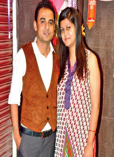 Romie and Rupa during a musical evening Photogallery - Times of India