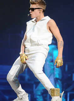 Justin Bieber: Baby hitmaker Justin Bieber&rsquo;s crotch-grabbing act is definitely not-so-cool Photogallery - Times of India
