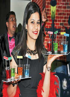 A colourful platter during the party Photogallery - Times of India