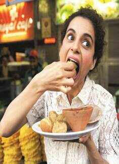 Kangana Ranaut having fun in Lucknow Photogallery Times of India