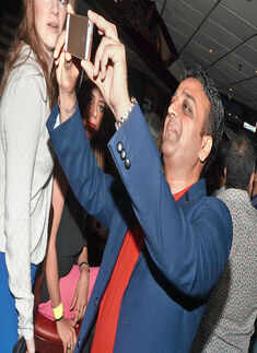 Nalin Gupta during a party Photogallery - Times of India