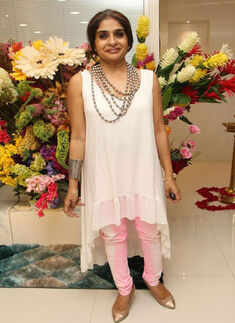Prasuna Reddy during the opening of Darpan store Photogallery - Times of India