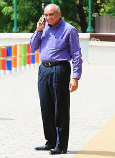 Nimmagada Prasad during the wedding ceremony of Manchu Manoj and Pranathi Photogallery - Times of India