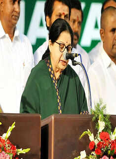 Jayalalithaa returns as CM Photogallery - Times of India