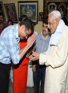 Lahari Velu with Doreswamy during the launch  Photogallery Times of India